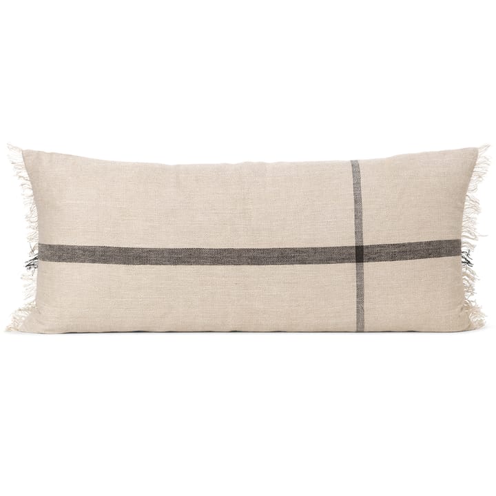 Coussin Calm camel-black - 38x88 cm - ferm LIVING