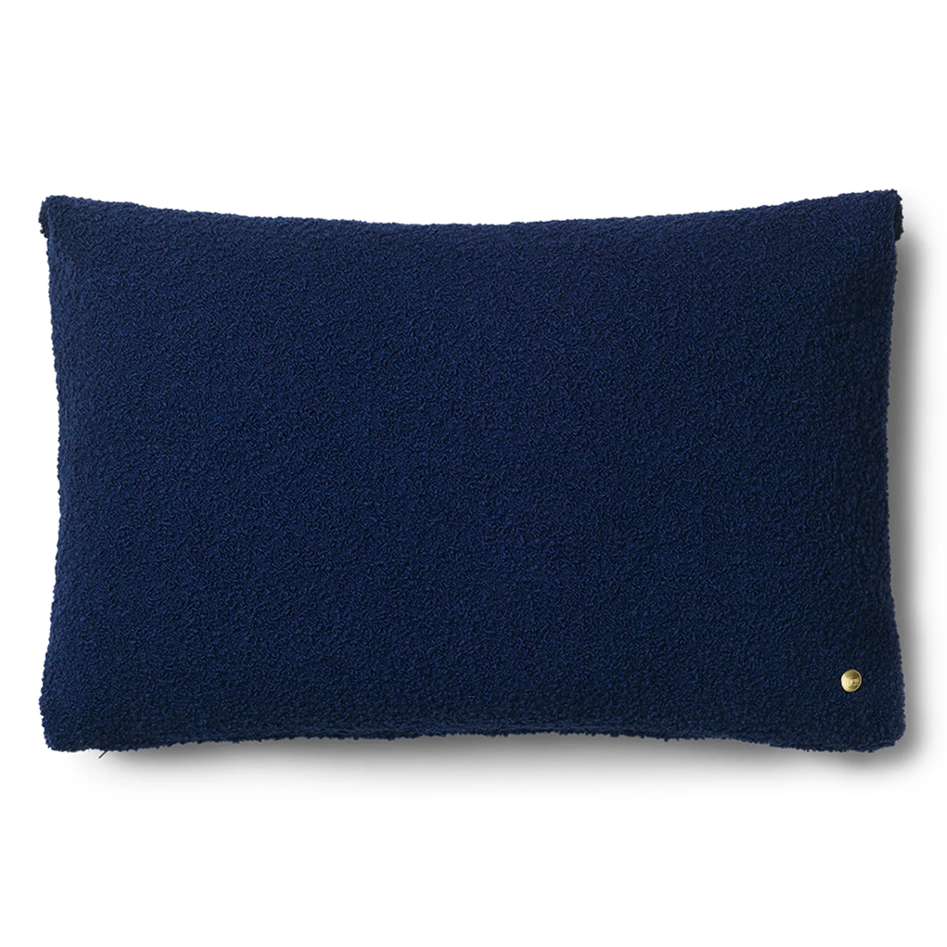 Coussin Clean bouclé 40x60 cm, Deep Blue Ferm Living