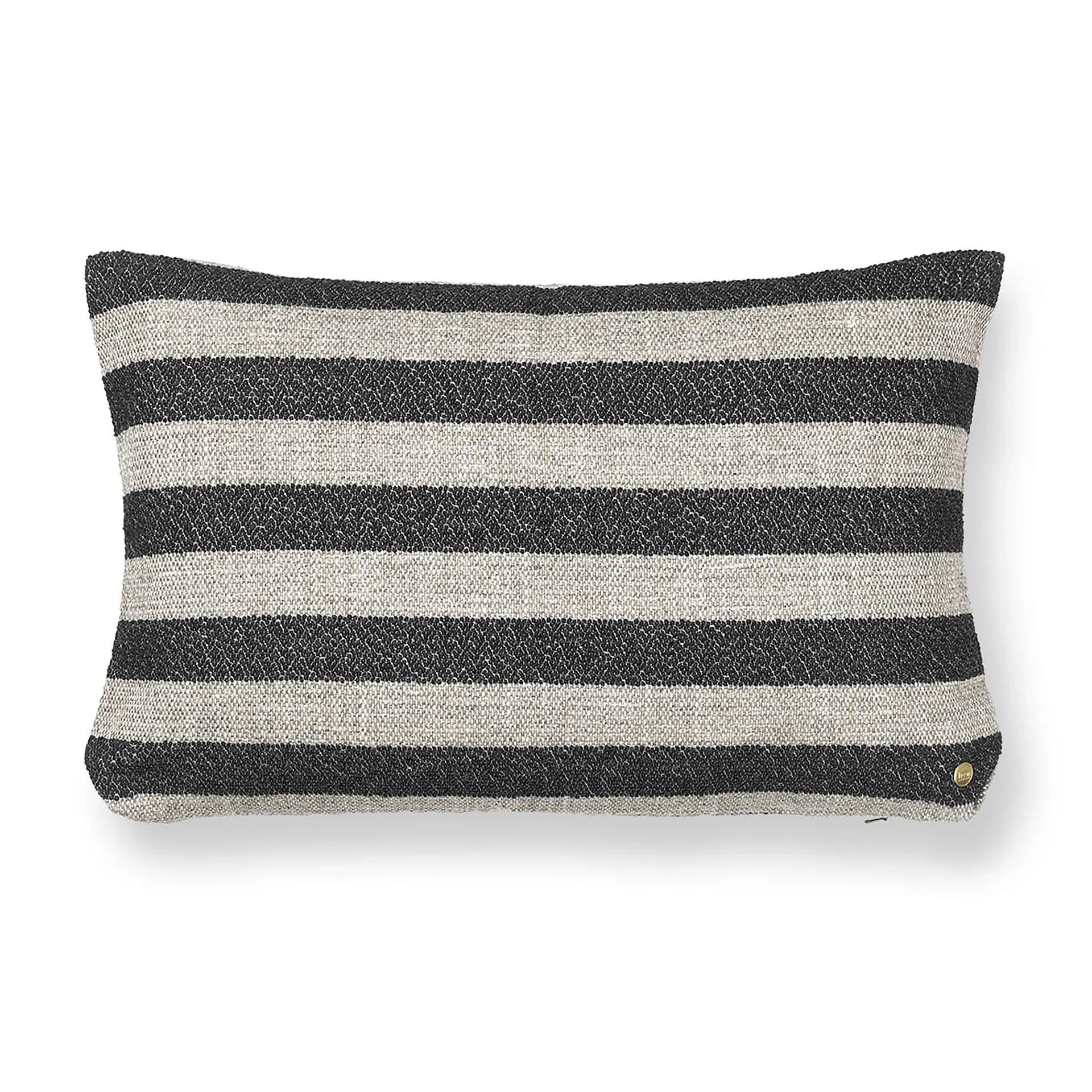 Coussin Clean Louisiana 40x60 cm, Sand-black Ferm Living
