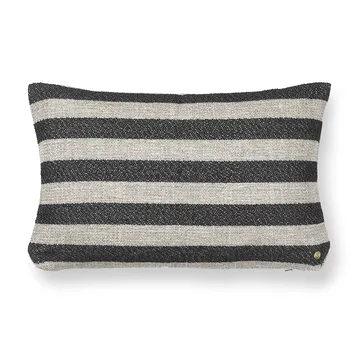 Coussin Clean Louisiana 40x60 cm - Sand-black - Ferm Living