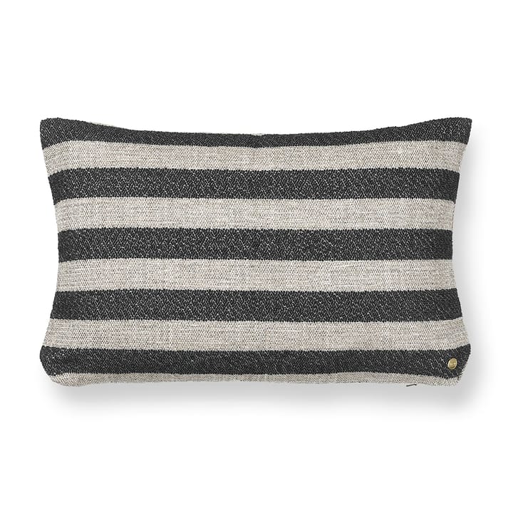 Coussin Clean Louisiana 40x60 cm - Sand-black - ferm LIVING