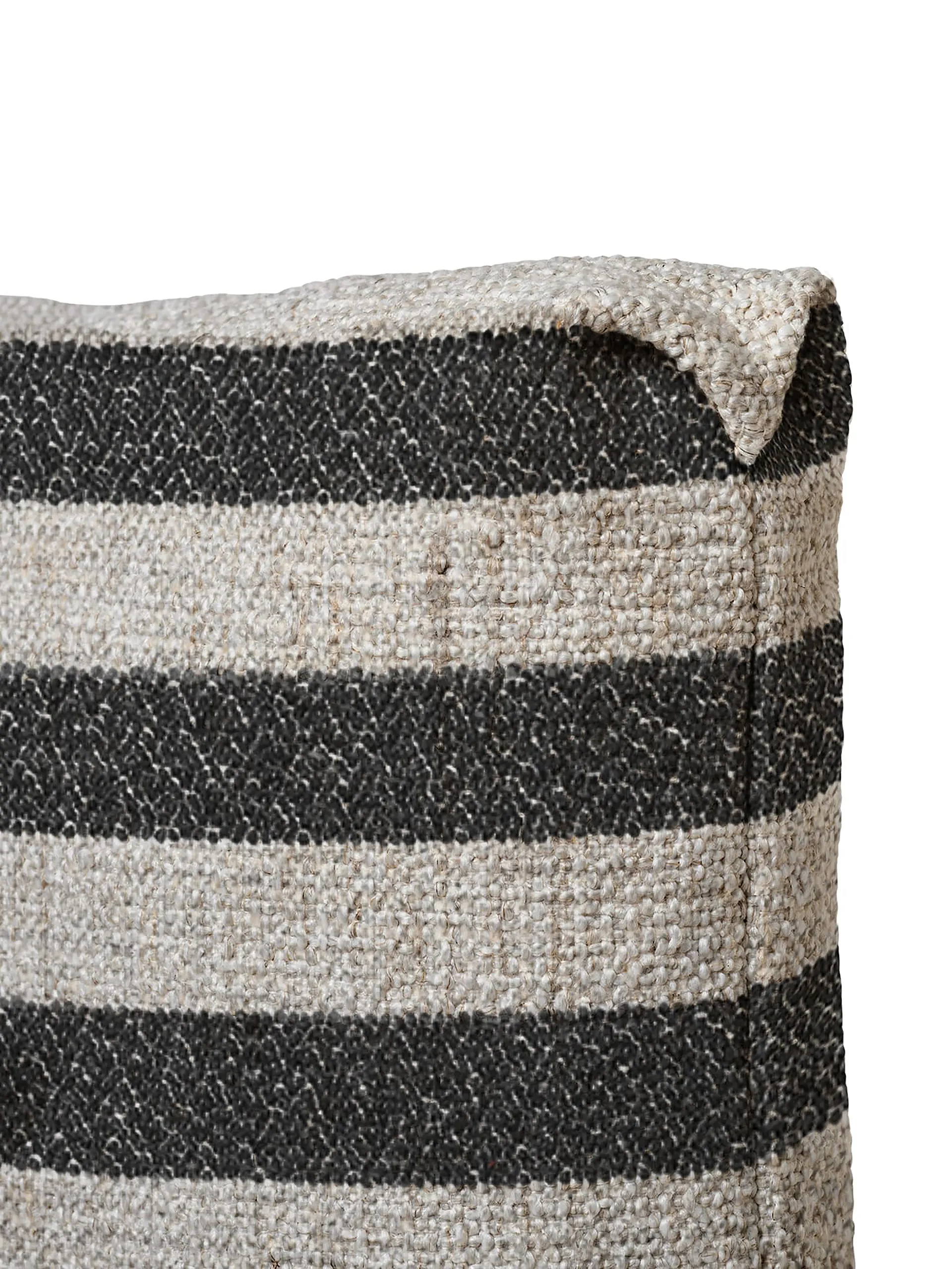 Coussin Clean Louisiana 40x60 cm, Sand-black Ferm Living