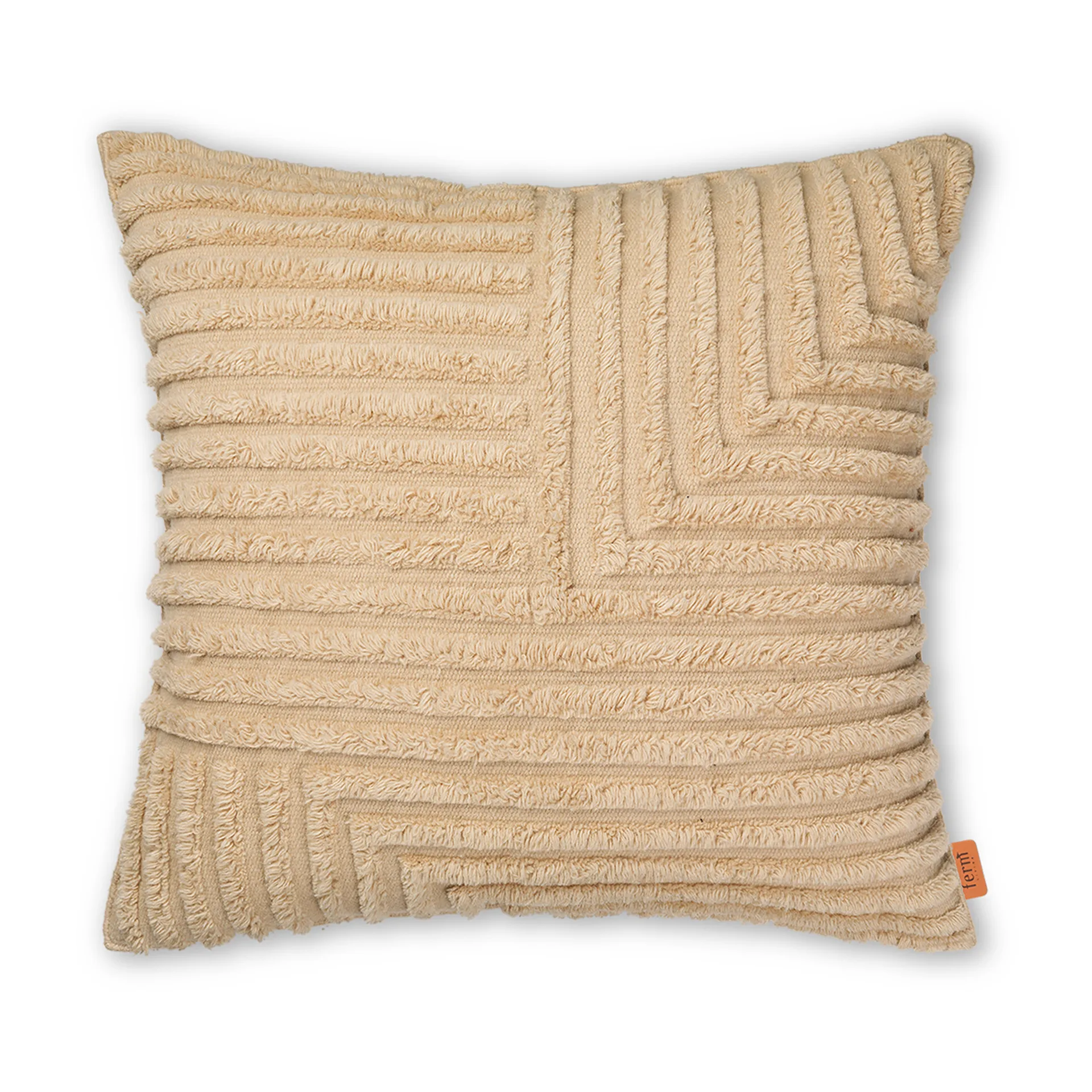 Coussin Crease 80x80 cm, Light Sable Ferm Living
