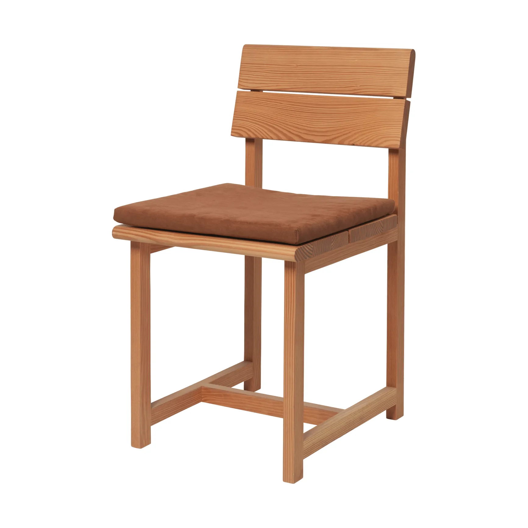 Coussin d’assise Align, Argile brune, 40x40 cm Ferm Living