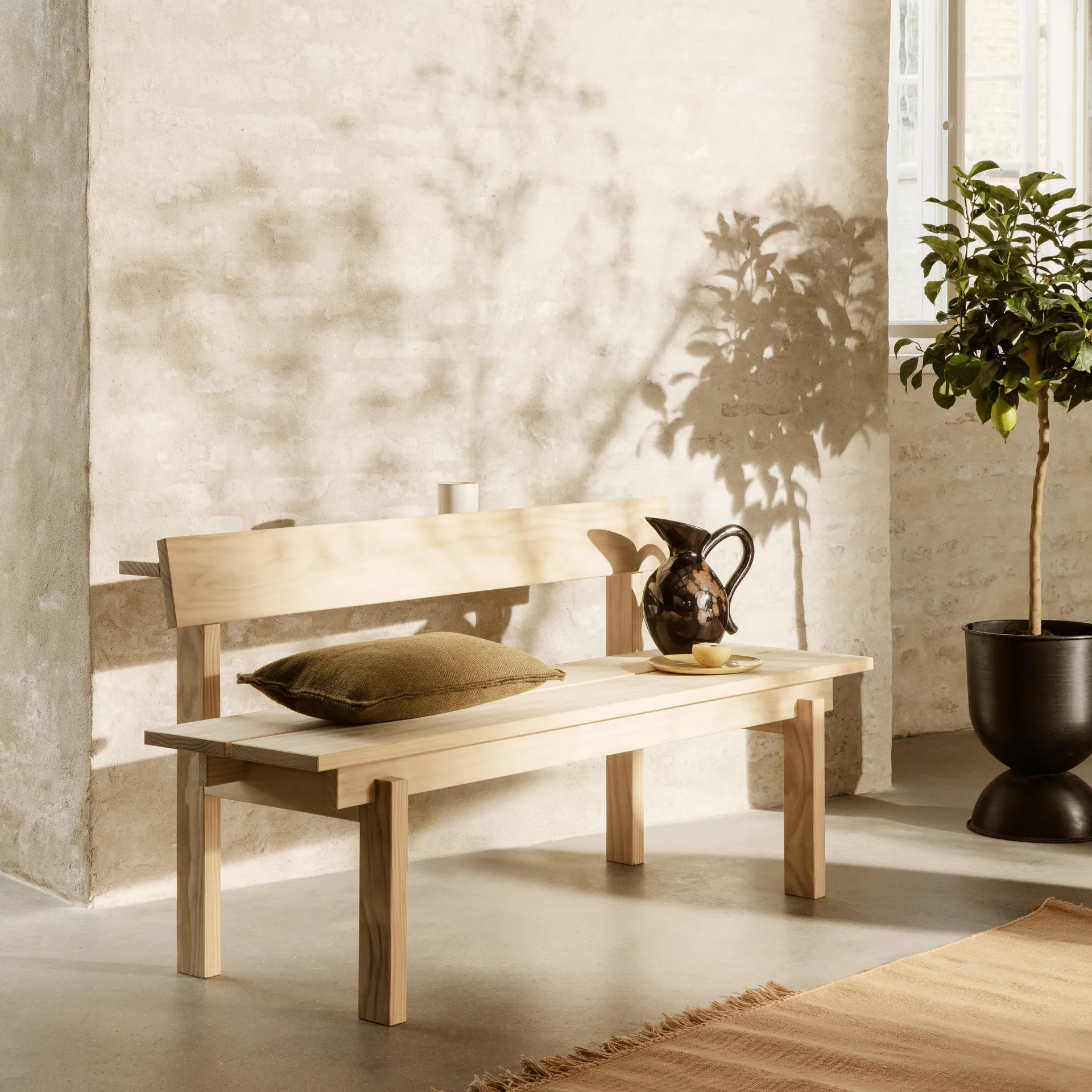 Coussin Desert 28x53 cm, Olive Ferm Living