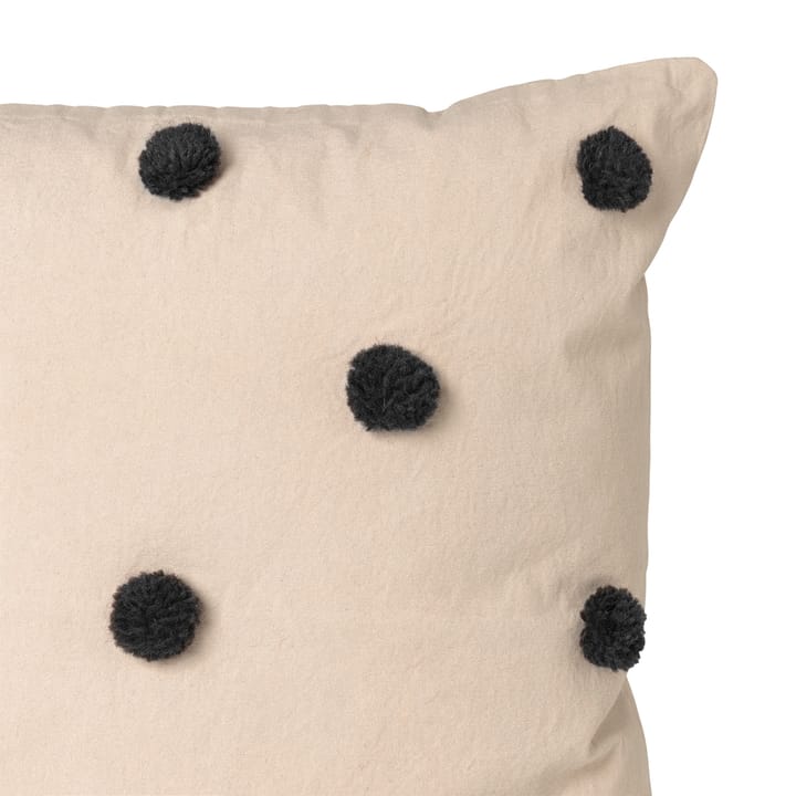 Coussin Dot 50x50 cm, Sand-black Ferm Living