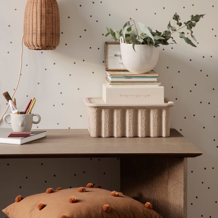 Coussin Dot 50x50 cm, Sugar kelp-mustard Ferm Living