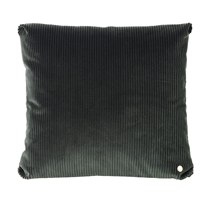 Coussin en velours côtelé Corduroy 45x45 cm - vert - ferm LIVING