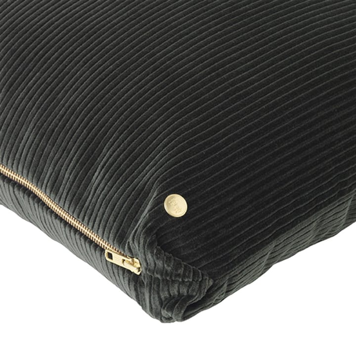 Coussin en velours côtelé Corduroy 45x45 cm - vert - ferm LIVING