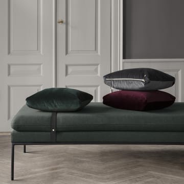 Coussin en velours côtelé Corduroy 45x45 cm - vert - ferm LIVING
