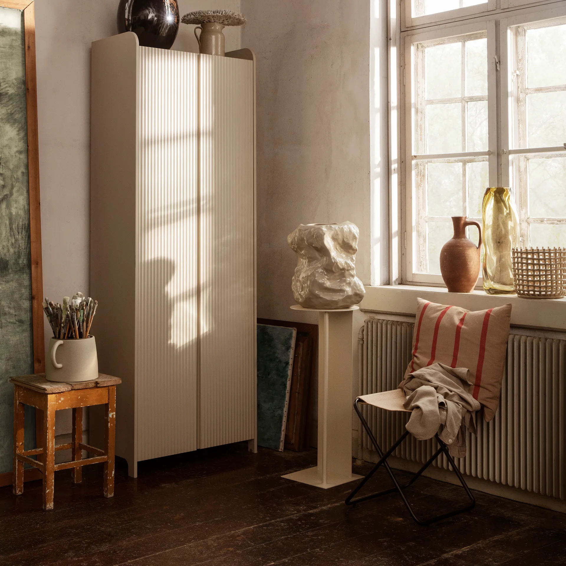 Coussin Grand 50x50 cm, Camel-red Ferm Living