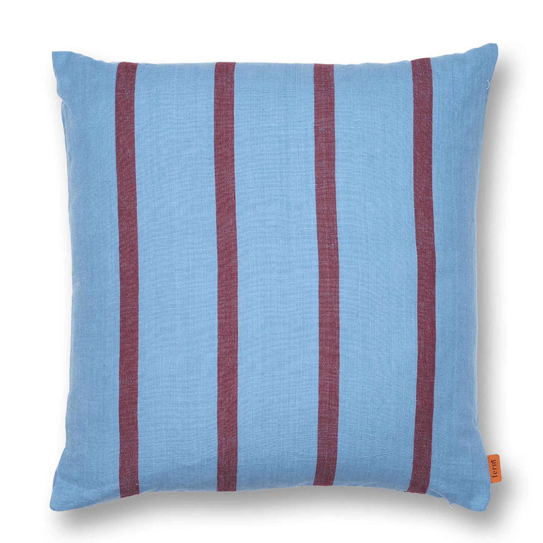 Coussin Grand 50x50 cm, Faded blue-burgundy Ferm Living