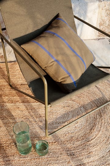 Coussin Grand 50x50 cm - Olive-bright blue - Ferm Living