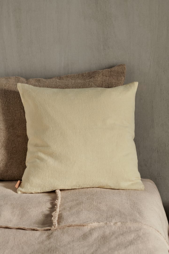 Coussin Heavy Linen 50x50 cm - Lemon - ferm LIVING