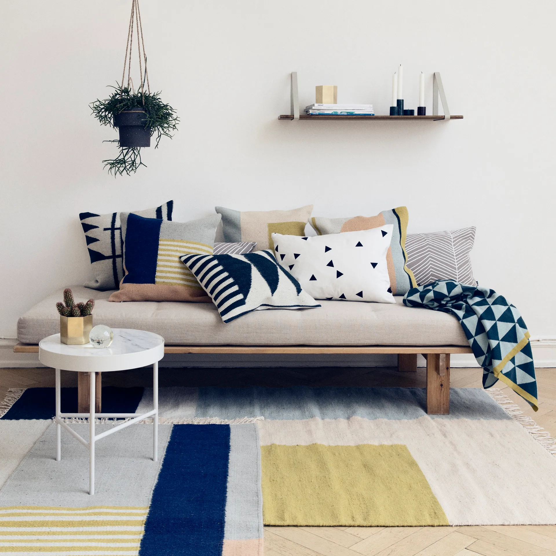 Coussin Kelim 50x50 cm, squares Ferm Living