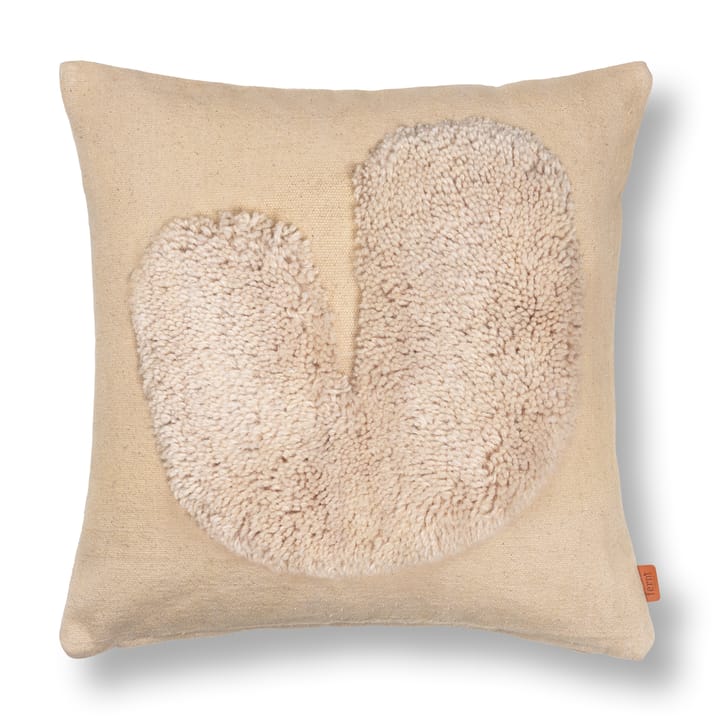 Coussin Lay 50x50 cm - Sable / Blanc-cassé - Ferm LIVING