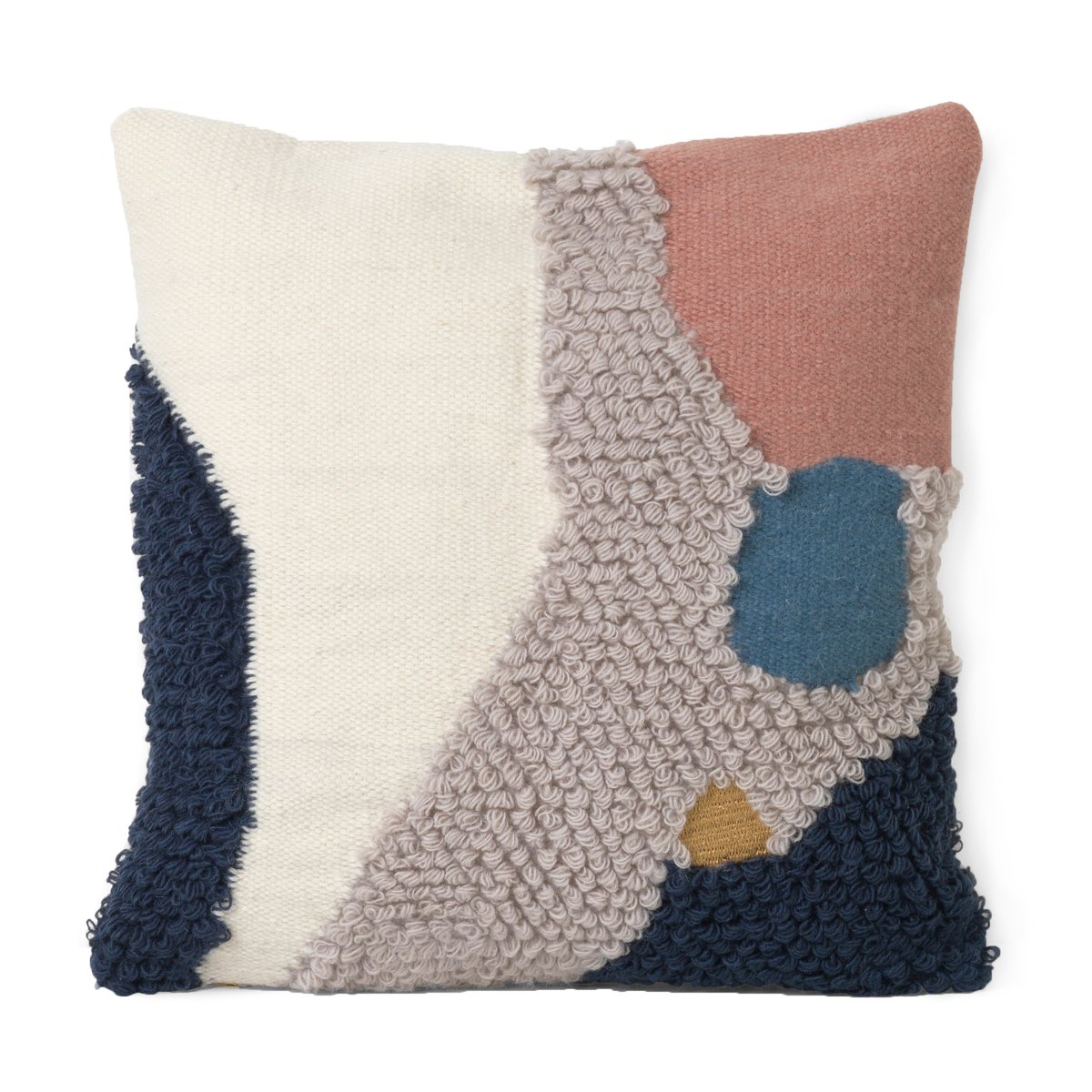 ferm LIVING Coussin Loop 50x50 cm Landscape | Design Scandinave | Coussins | Multi