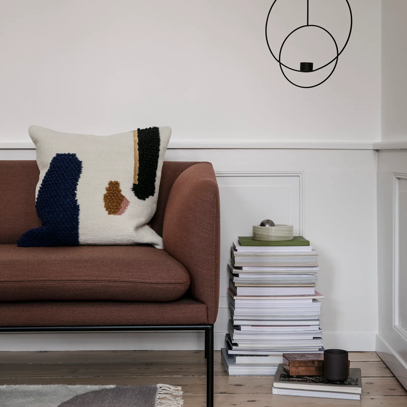 Coussin Loop 50x50 cm, Mount Ferm Living