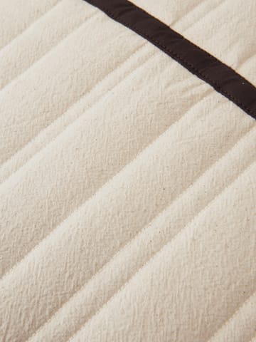 Coussin matelassé Vari 60x80 cm - Natural-dark chocolate - Ferm Living