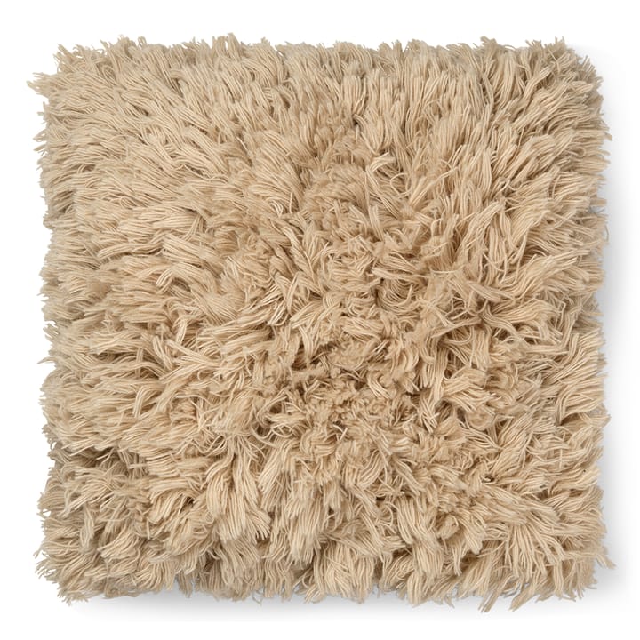 Coussin Meadow High Pile 50x50 cm - Light Sable - Ferm LIVING