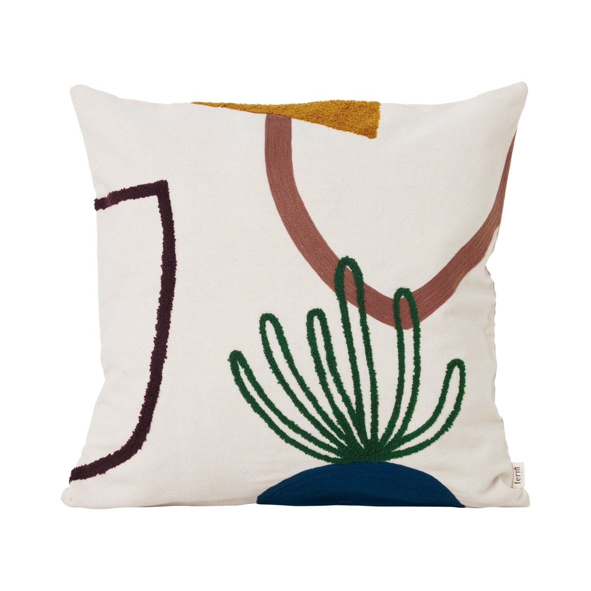 ferm LIVING Coussin Mirage 50x50 cm Island | Design Scandinave | Coussins | Multi