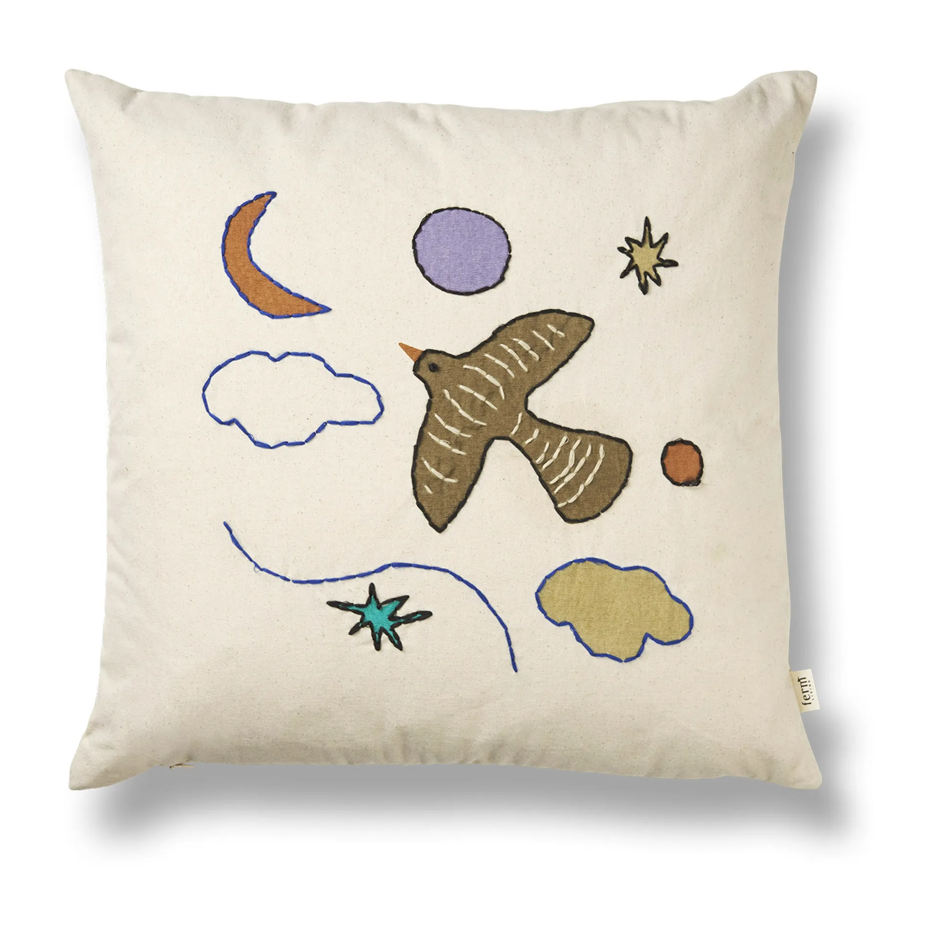 Coussin Naive 40x40 cm, Bird Ferm Living