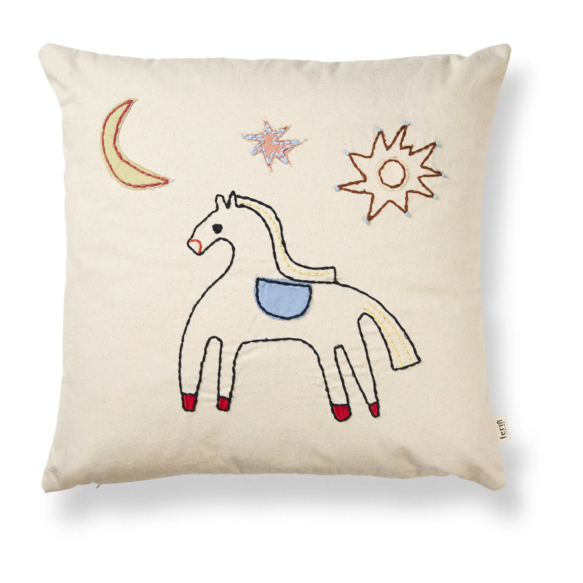 Coussin Naive 40x40 cm, Horse Ferm Living