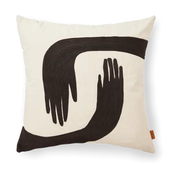 Coussin Pose 50x50 cm - Coffee-undyed - Ferm Living