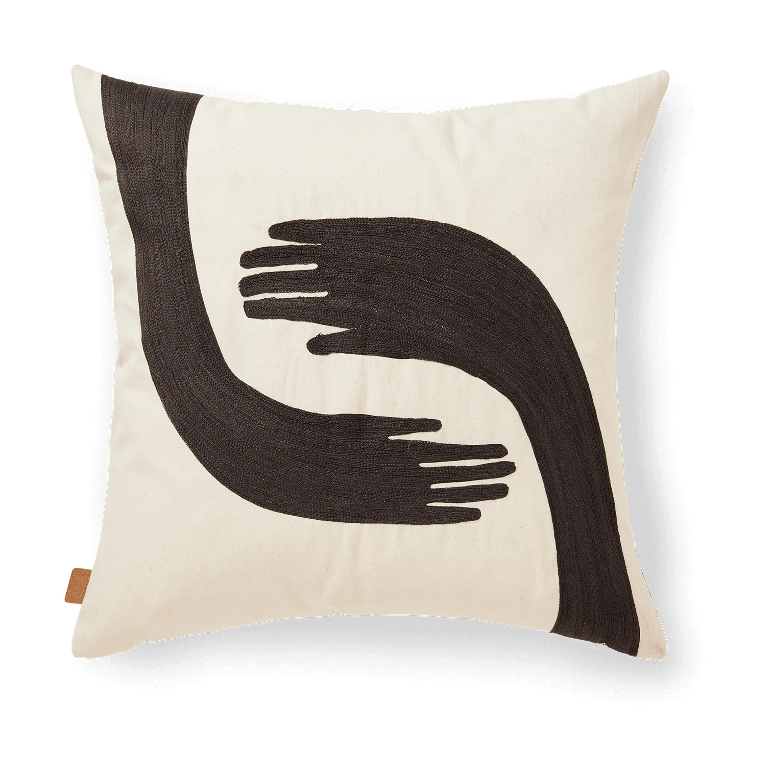 Coussin Pose 50x50 cm, Coffee-undyed Ferm Living