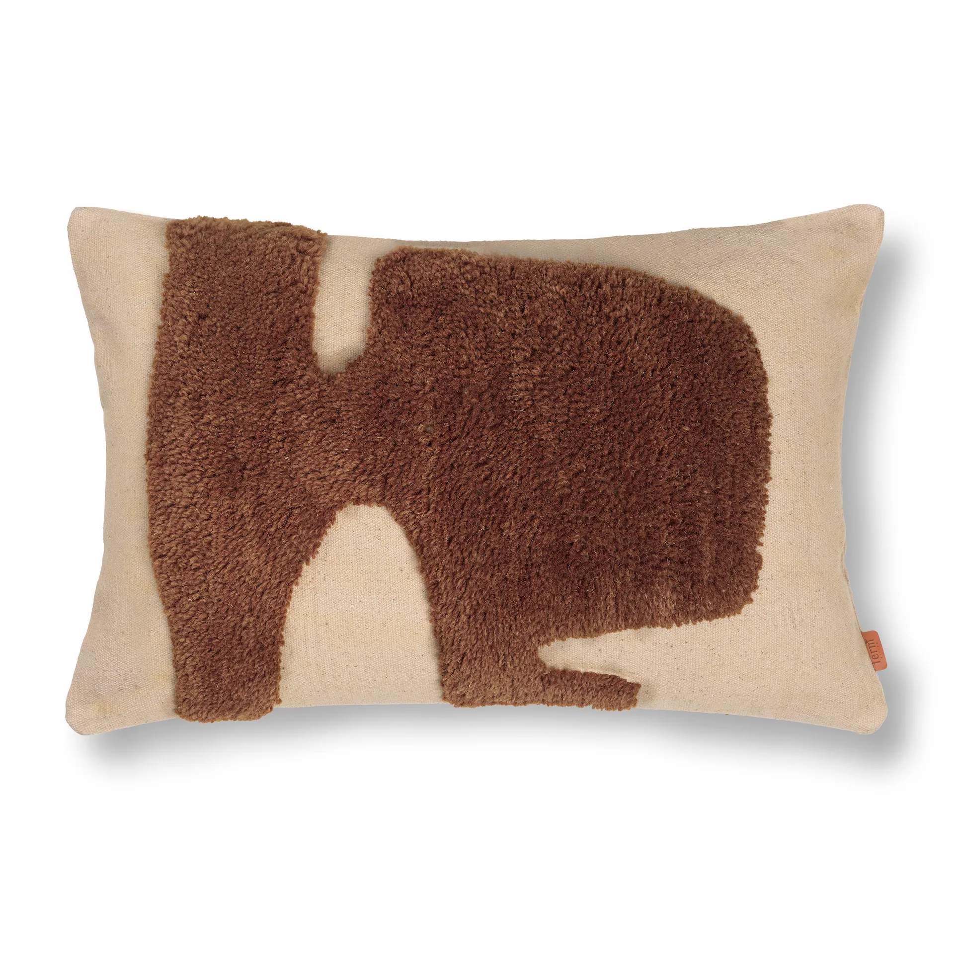 Coussin rectangulaire Lay 40x60 cm, Sable / Laminaire sucrée Ferm Living