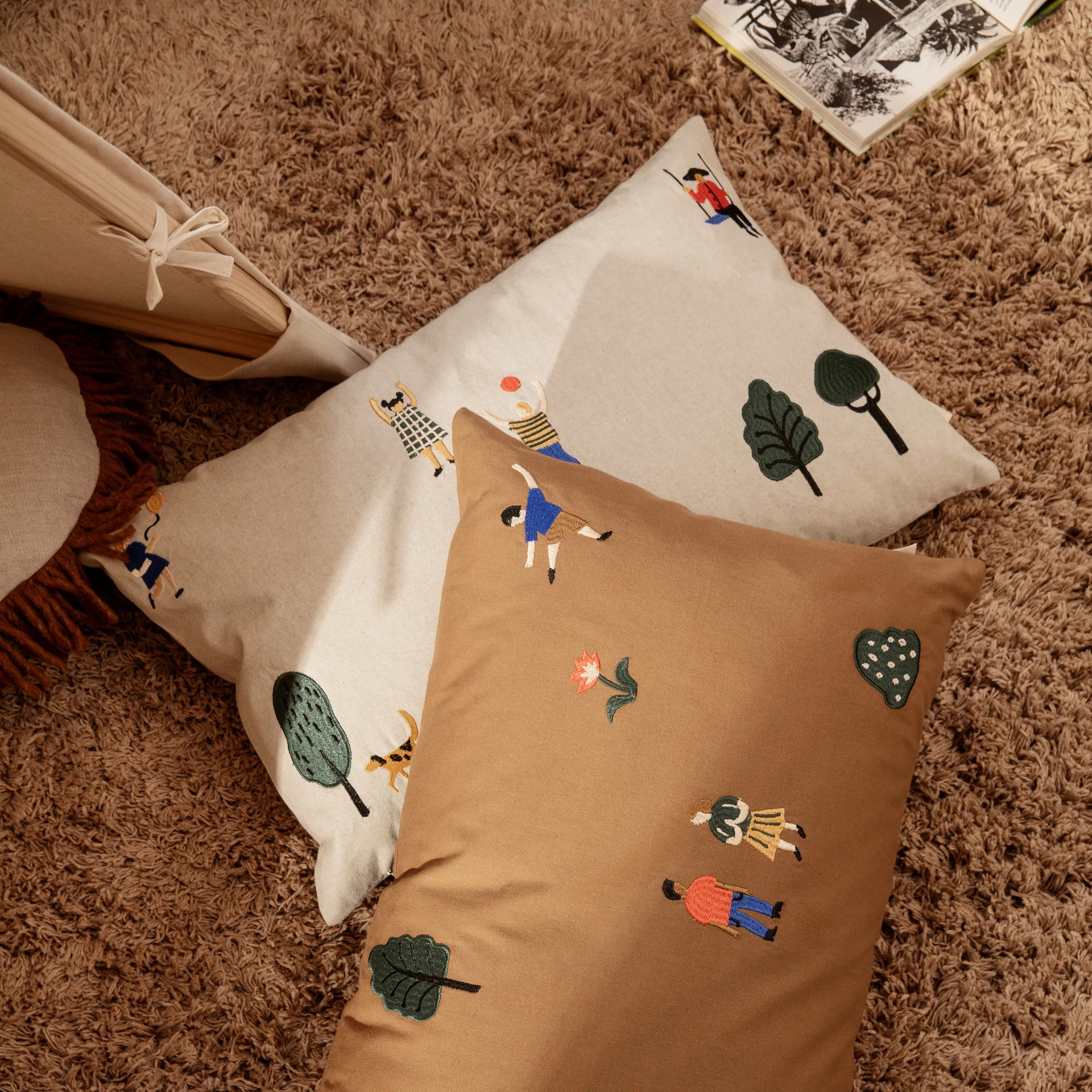 Coussin The Park 40x60 cm, Natural Ferm Living