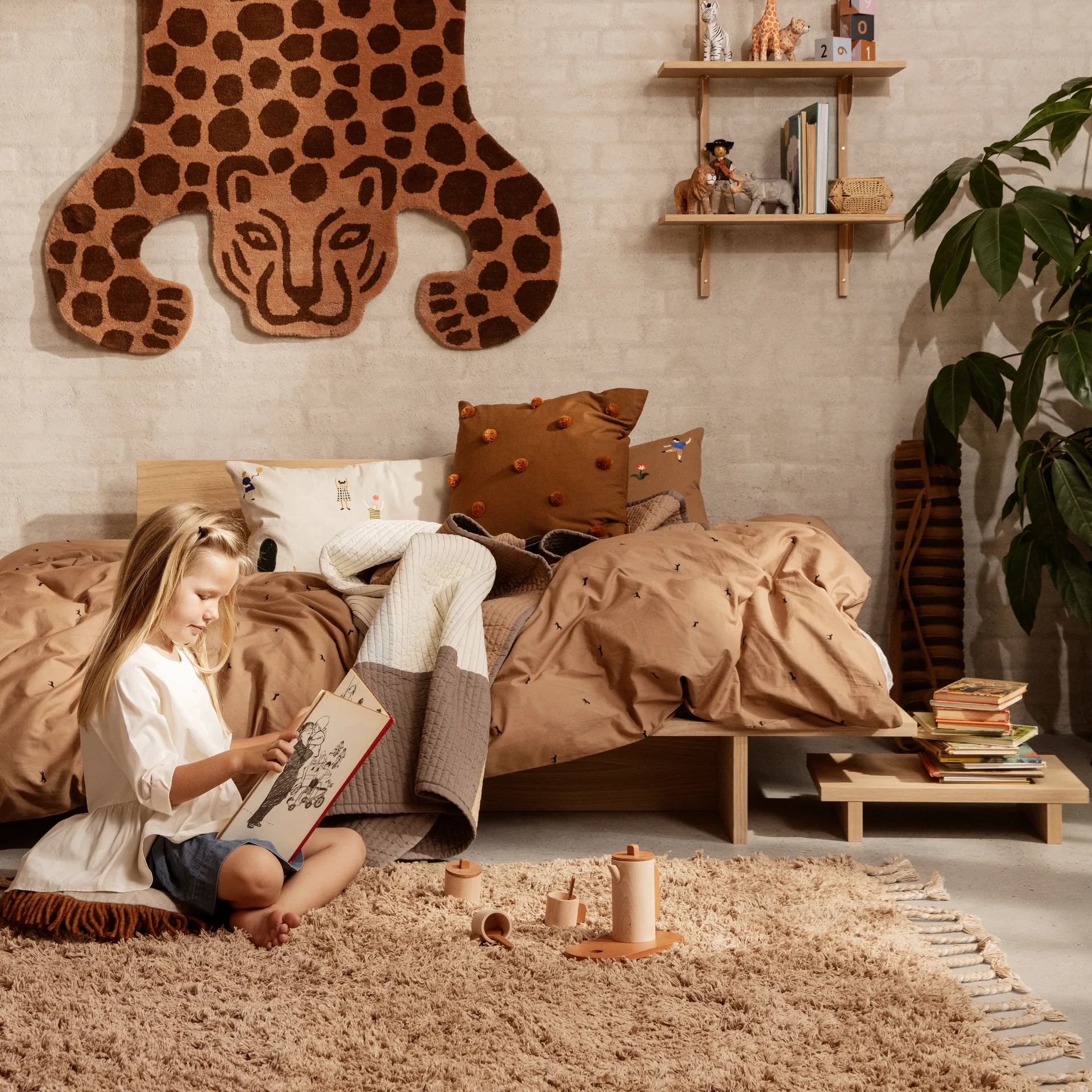 Coussin The Park 40x60 cm, Natural Ferm Living