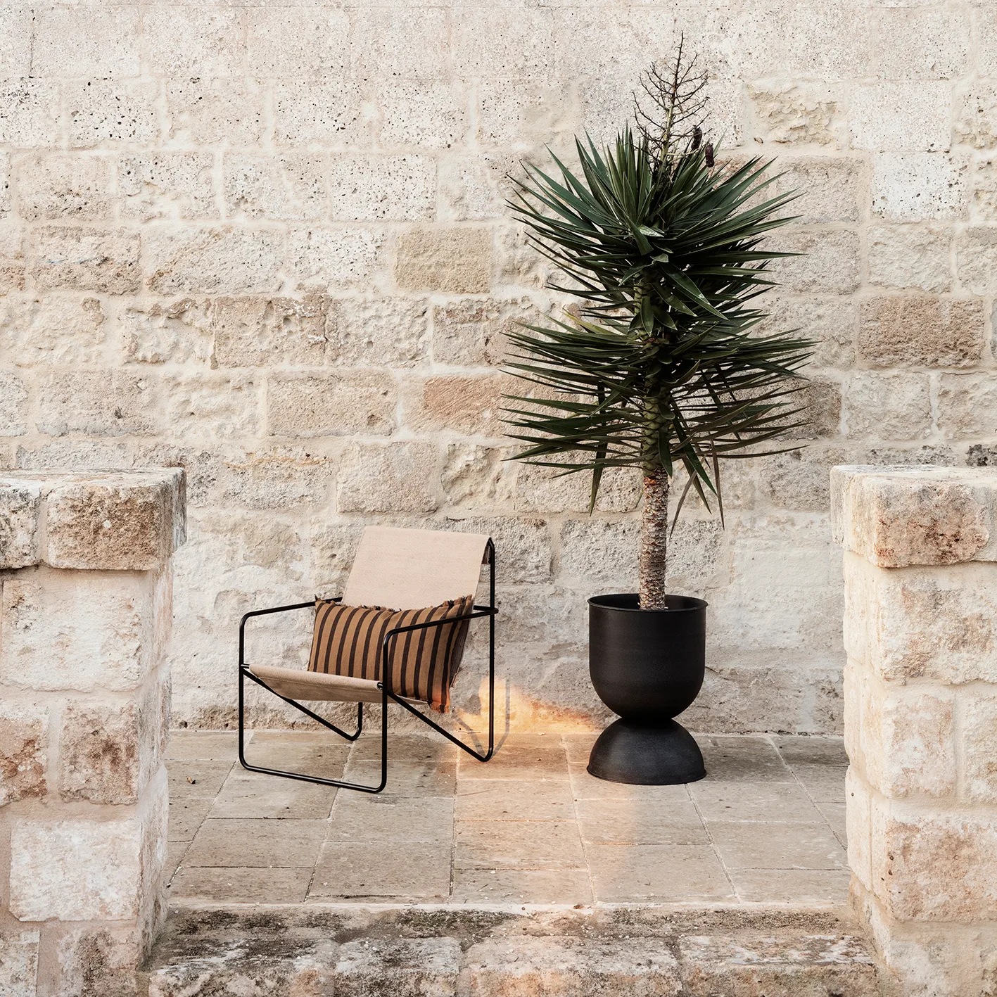 Coussin True 40x60 cm, Sugar-kelp black Ferm Living