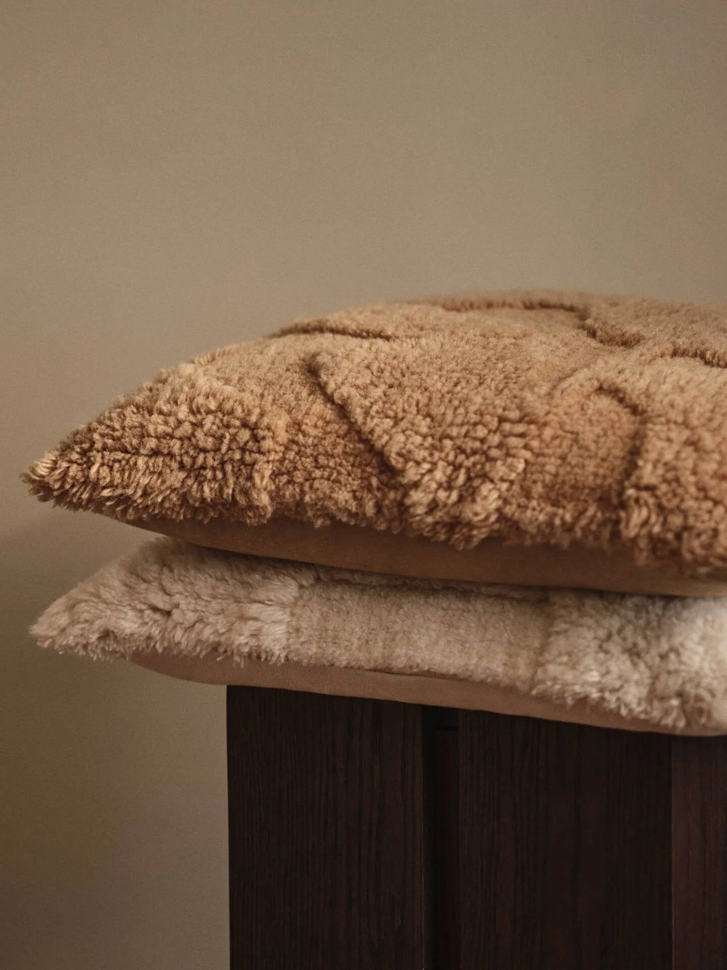 Coussin tufté Rime, Off white, 50x50 cm Ferm Living