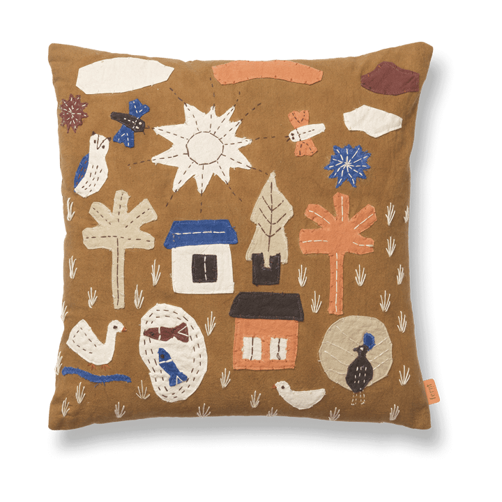 Coussin Village 40x40 cm - Sucre Kelp - Ferm LIVING