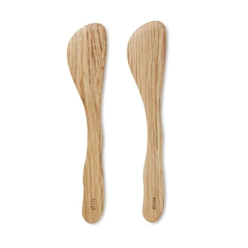 Couteau à beurre Cairn, lot de 2 - Oak - Ferm Living