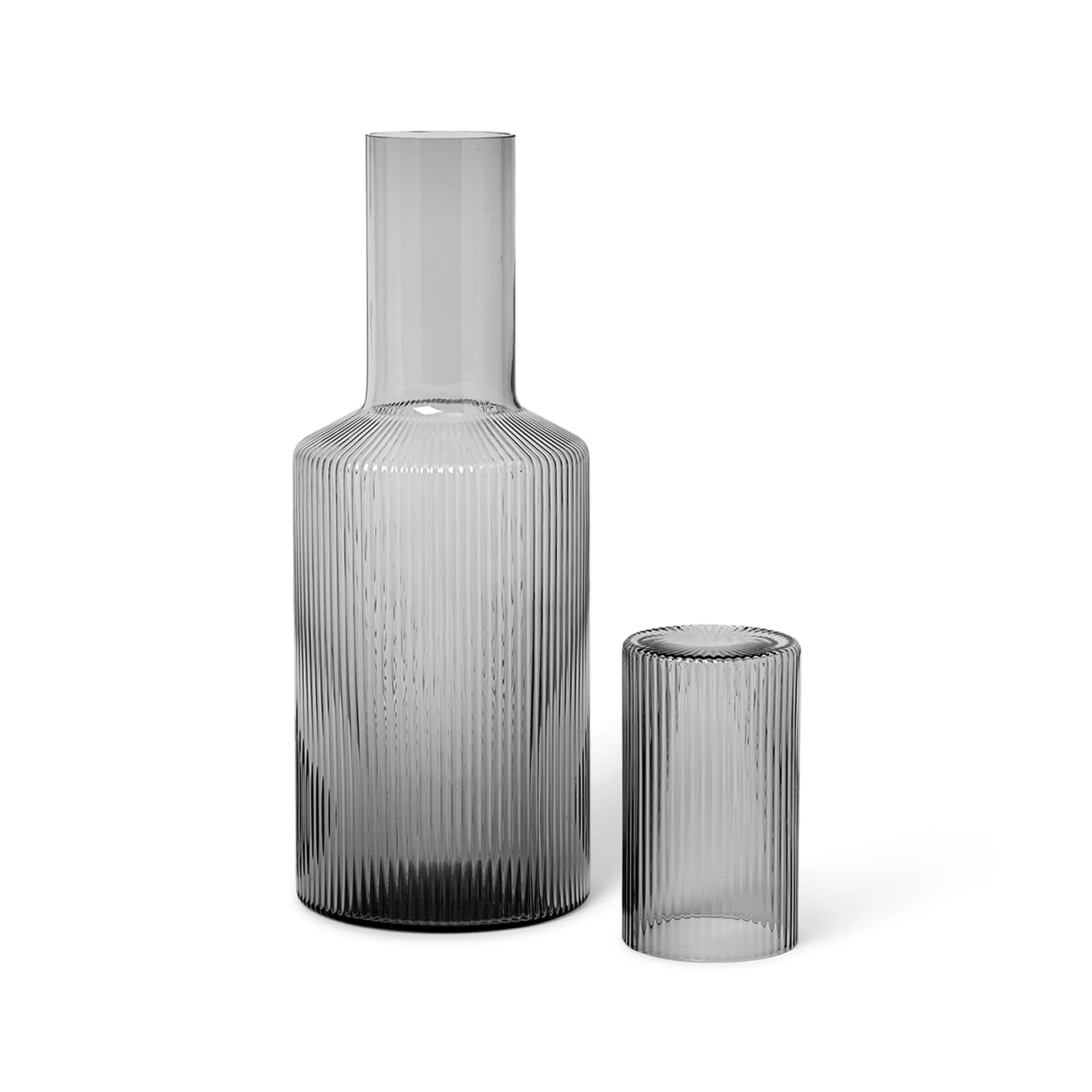 Couvercle pour Carafe Ripple, Smoked grey Ferm Living