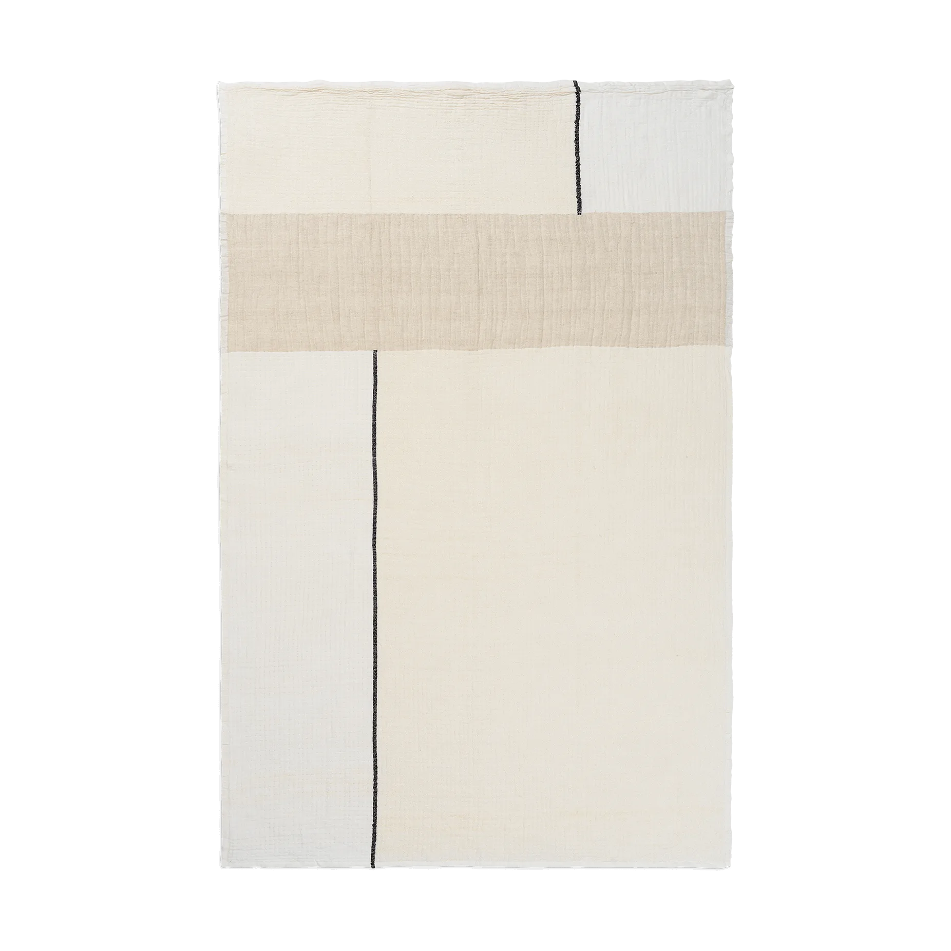 Couverture Dela 120x170 cm, Natural-Off-white Ferm Living