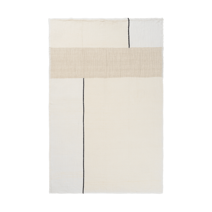 Couverture Dela 120x170 cm - Natural-Off-white - ferm LIVING