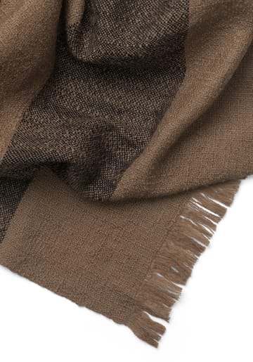 Couverture en laine Dry 120x180 cm - Laminaire sucrée/Noir - Ferm Living