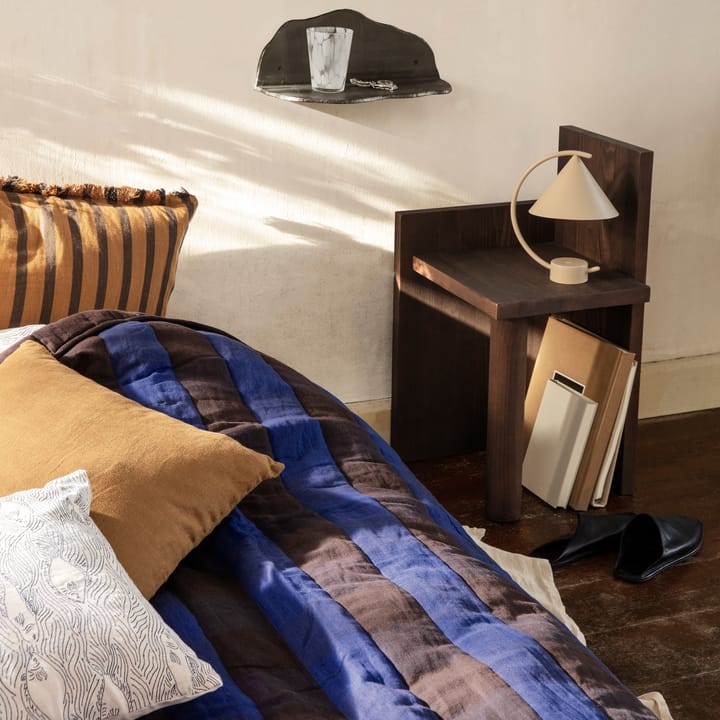 Couverture Grand 120x170 cm, Chocolate-bright blue Ferm Living