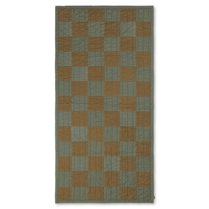 Couverture matelassée Duo 90x187 cm - Green Tonal - Ferm LIVING