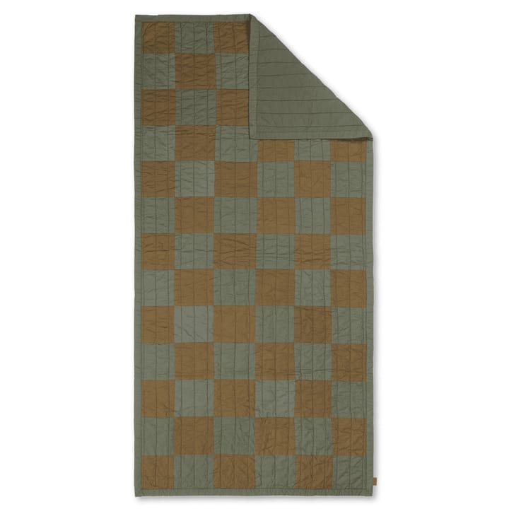 Couverture matelassée Duo 90x187 cm, Green Tonal Ferm Living