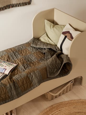 Couverture matelassée Duo 90x187 cm - Green Tonal - Ferm Living