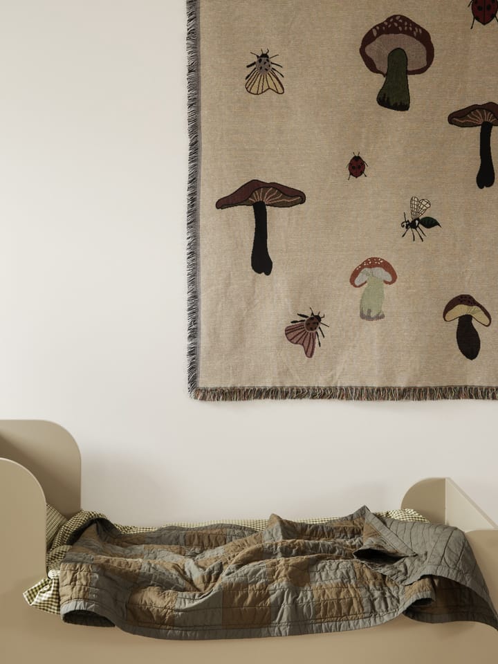 Couverture matelassée Duo 90x187 cm, Green Tonal Ferm Living