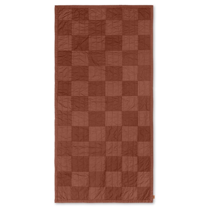 Couverture matelassée Duo 90x187 cm - Red Brown Tonal - Ferm LIVING