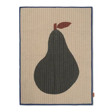 Couverture Pear 80x110 cm - Sand-foncévert - Ferm Living