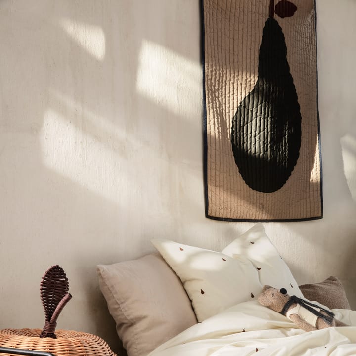 Couverture Pear 80x110 cm, Sand-foncévert Ferm Living