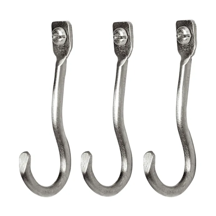 Crochet Curvature Lot de 3 - Acier inoxydable - Ferm Living