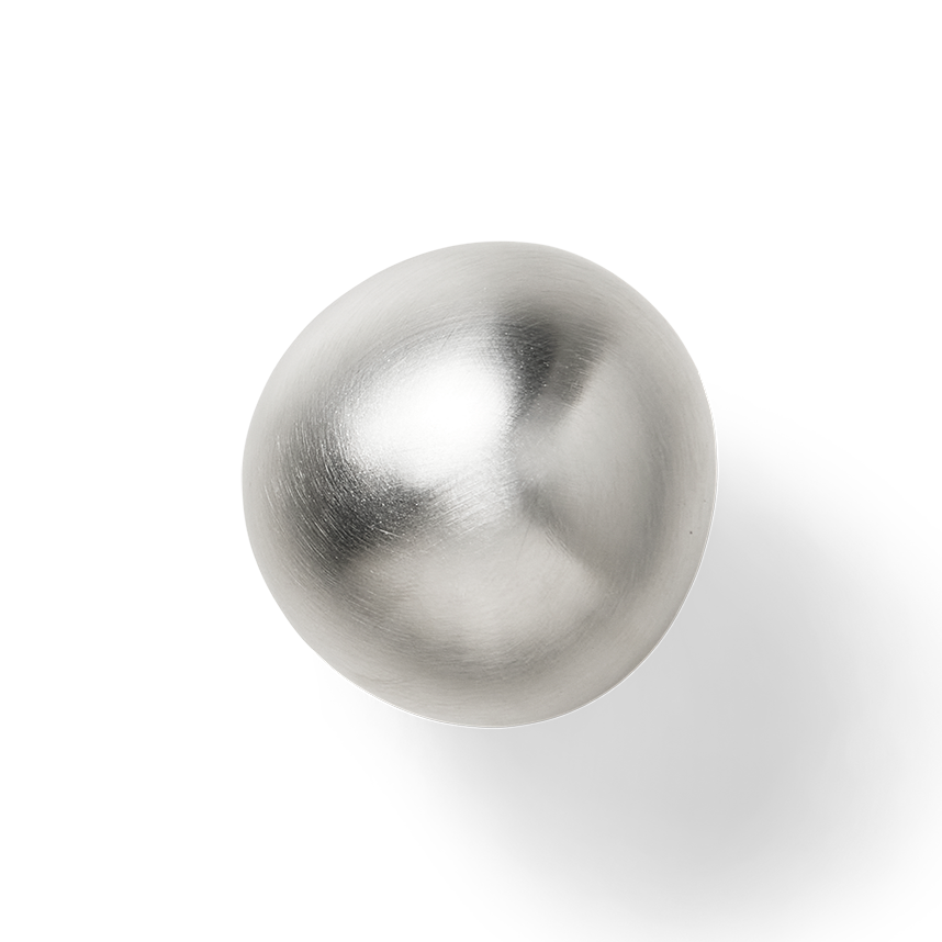 ferm LIVING Crochet Mushroom Brushed stainless steel